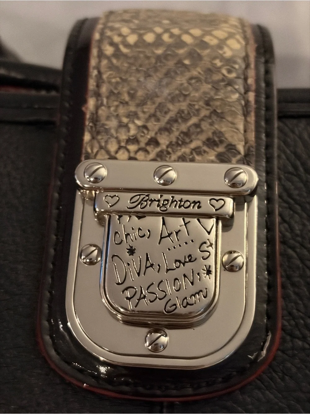 Brighton satchel black